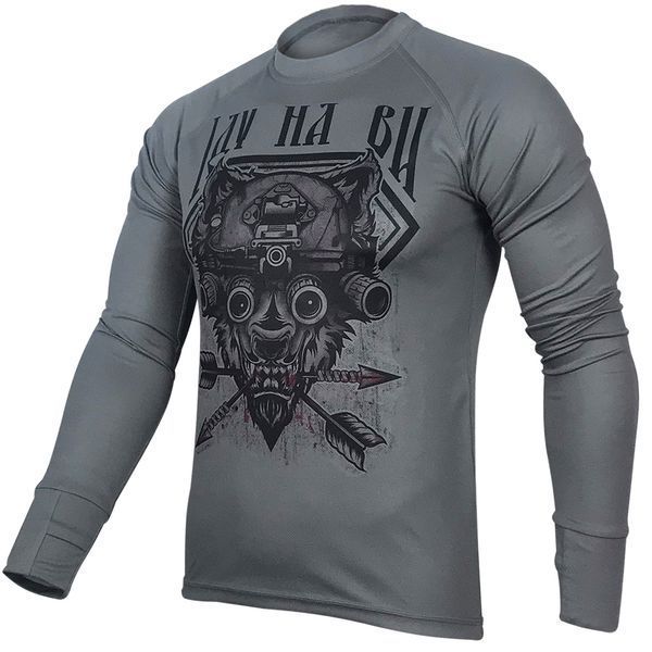Лонгслів ІДУ НА ВИ | KRAMATAN Tactical Design - Олива, S 2363 фото