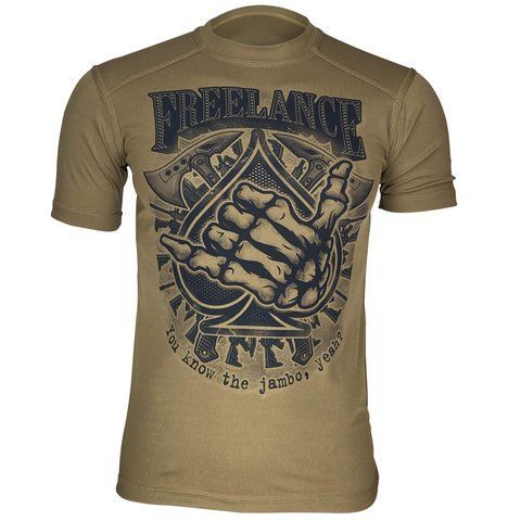 Футболка JAMBO FREELANCE | KRAMATAN Tactical Design - Койот, XS 17640 фото