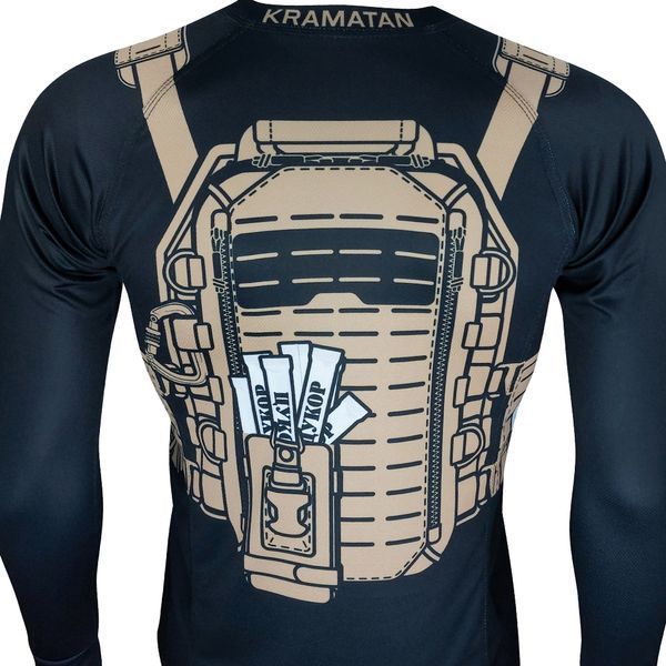 Лонгслів БРОНІК Н.З. ЧОРНИЙ | KRAMATAN Tactical Design - XS 17792 фото