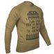 Long-Sleeve Fuck calm | KRAMATAN Tactical Design - S, Olive