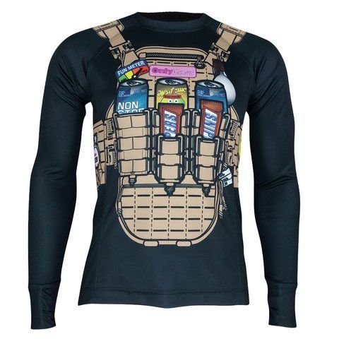 Лонгслів БРОНІК Н.З. ЧОРНИЙ | KRAMATAN Tactical Design - XS 17792 фото