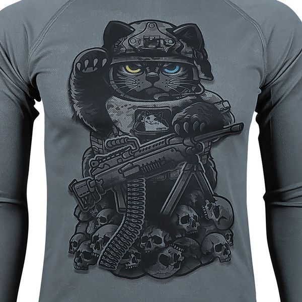 EXECUTIONER CAT (MANEKI-NEKO) Long-Sleeve | KRAMATAN Tactical Design &ndash; Olive, S