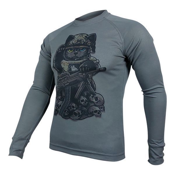 EXECUTIONER CAT (MANEKI-NEKO) Long-Sleeve | KRAMATAN Tactical Design &ndash; Olive, S