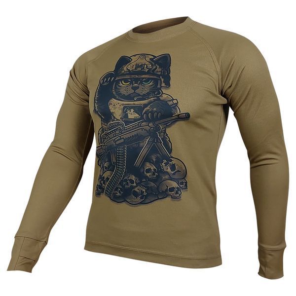 EXECUTIONER CAT (MANEKI-NEKO) Long-Sleeve | KRAMATAN Tactical Design &ndash; Olive, S