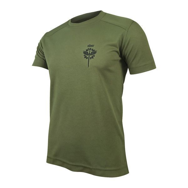 T-Shirt SILVER | KRAMATAN Tactical Design - Olive, S