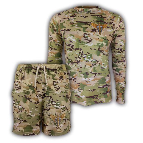 Комплект Лонгслів + Шорти ДШВ MC | KRAMATAN Tactical Design - XS 18234 фото