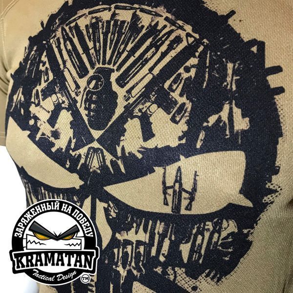 Футболка Каратель (The Punisher) | KRAMATAN Tactical Design - XS, Койот 17580 фото