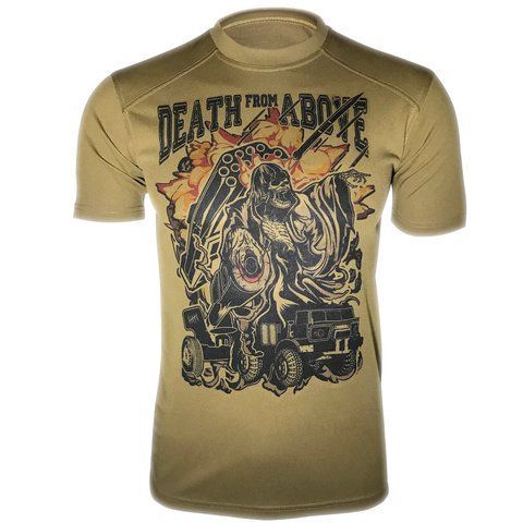 Футболка DEATH from ABOVE | АРТА | KRAMATAN Tactical Design - XS, Койот 17496 фото