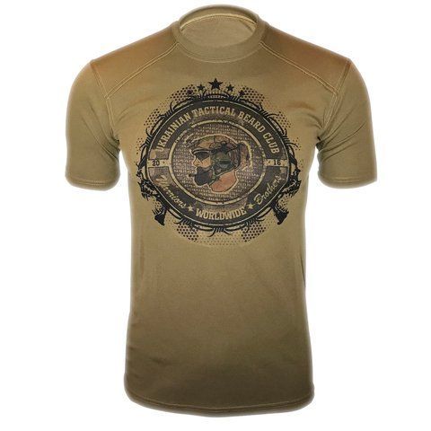 Футболка Ukrainian Tactical Beard Club | KRAMATAN Tactical Design - XS, Койот 17604 фото