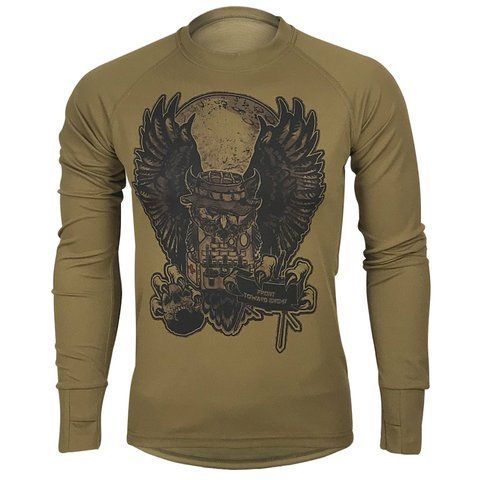 Лонгслів СОВА | KRAMATAN Tactical Design - XS, Койот 17849 фото