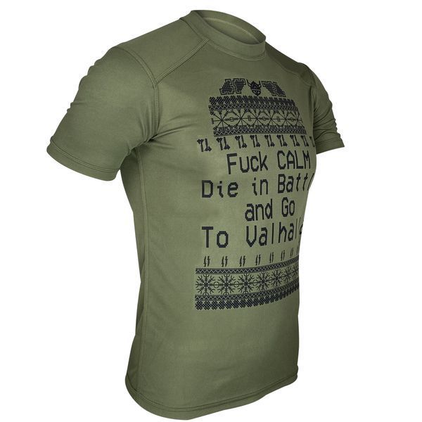 Футболка Fuck calm | KRAMATAN Tactical Design - XS, Койот 17502 фото