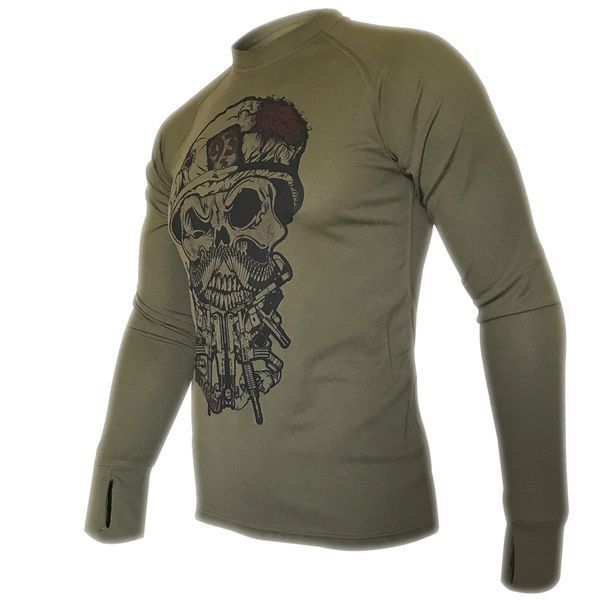 Лонгслів 93% СКРИТИЙ ВОРОГ | KRAMATAN Tactical Design - XS, Койот 17897 фото