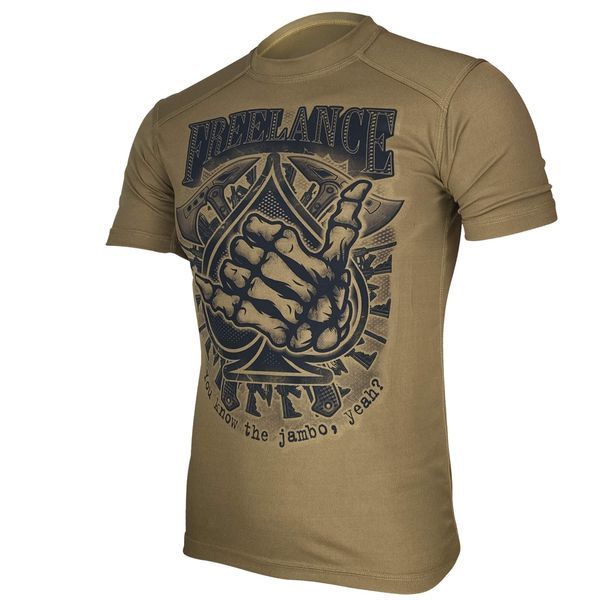 Футболка JAMBO FREELANCE | KRAMATAN Tactical Design - Койот, XS 17640 фото