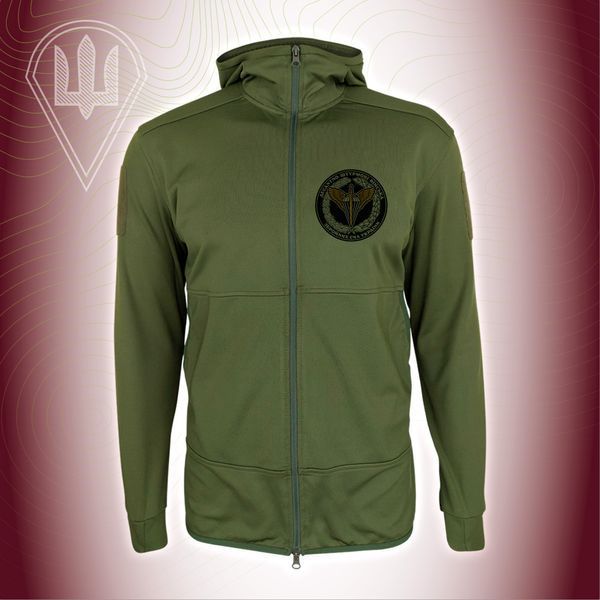 Custom Ukrainian Air Assault Forces Jacket | KRAMATAN Tactical Design &mdash; Your unit, Olive, Hooded, S