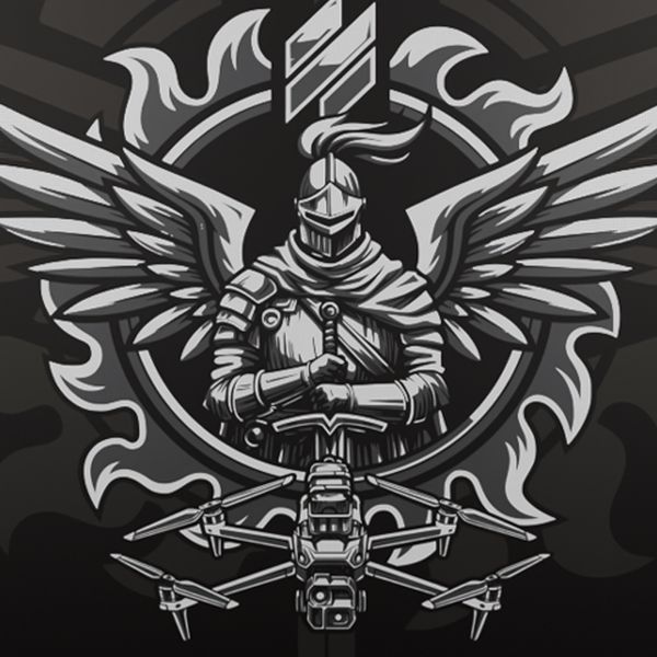 Банер SILVER Dron Black | KRAMATAN Tactical Design &ndash; 1000x1500 мм 17358 фото